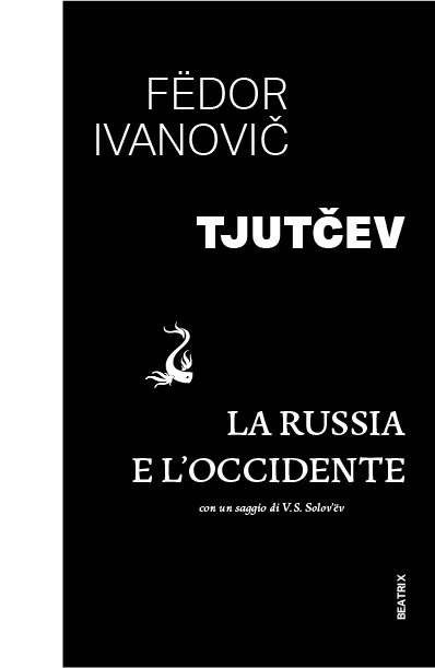 Schema de mise en page de la couverture de La Russia e l'Occidente de Fëdor Ivanovic Tjutcev