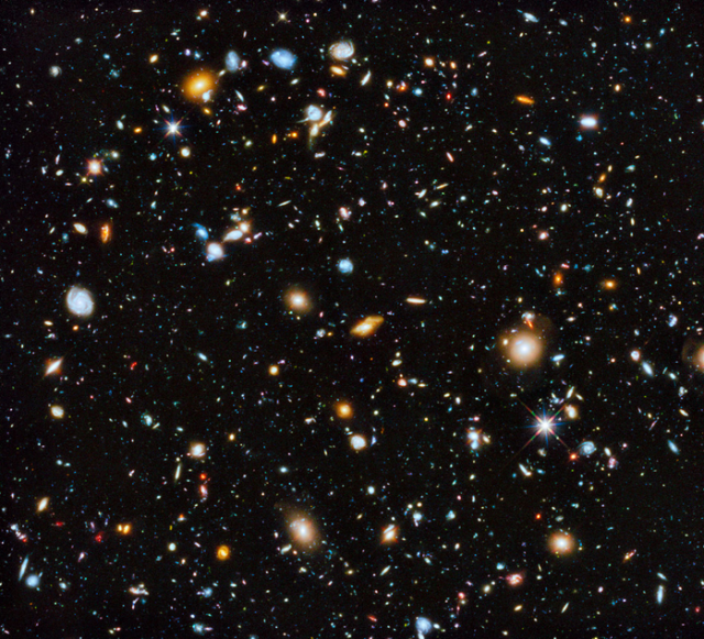 Images du ciel prise par le télescope Hubble