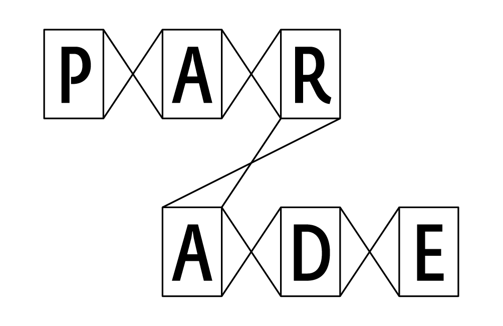 Logo modulaire de l'agence Parade